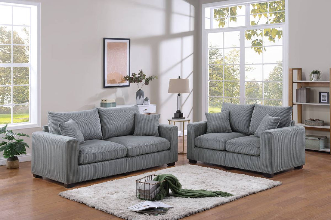 2PC SOFA AND LOVESEAT SET