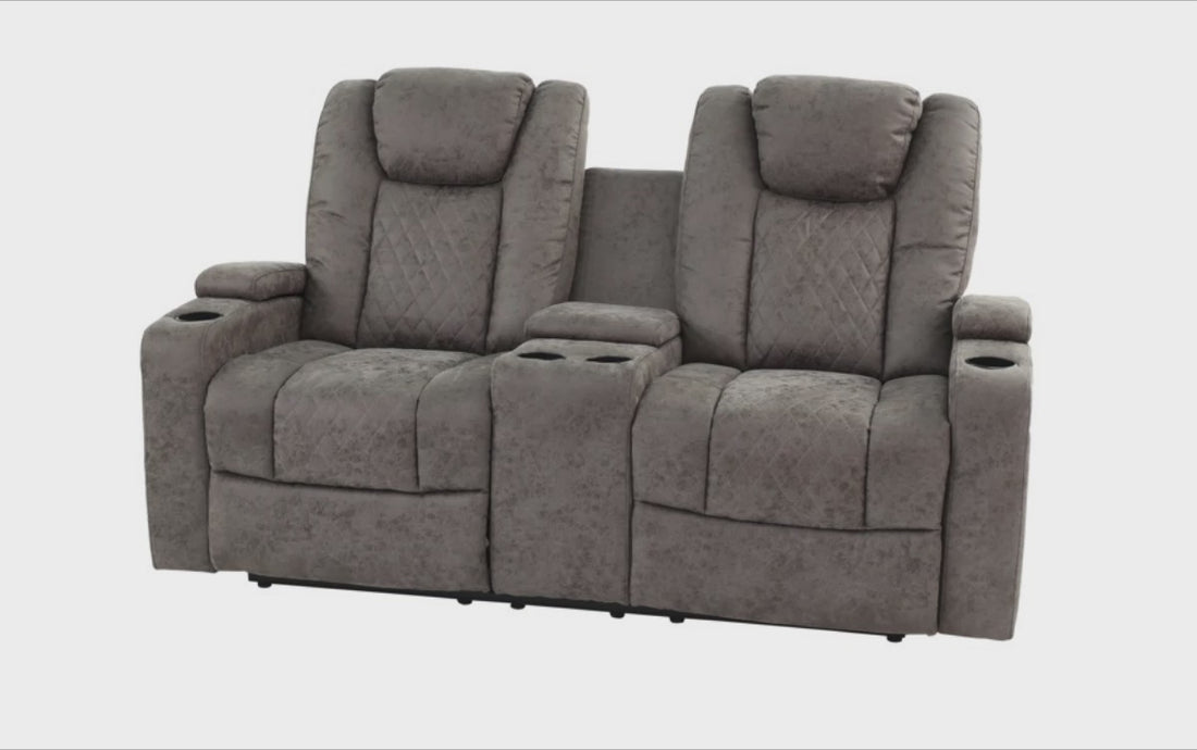 Power Recliner Sofa and Love Seat Living Room set
