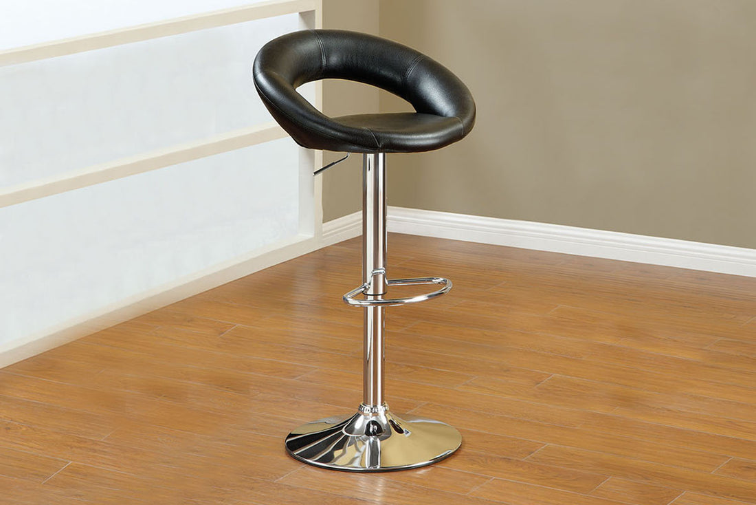 Black Contemporary Bar Height Chair