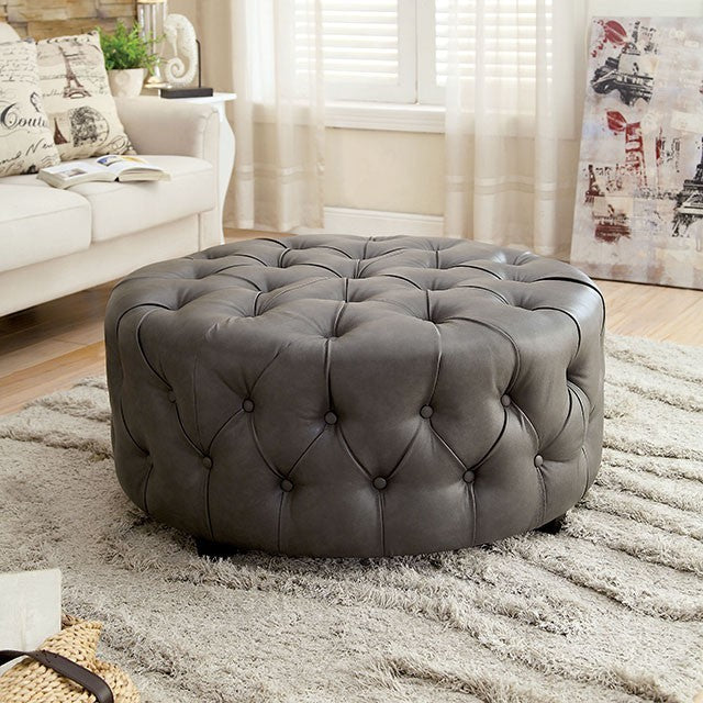 LATOYA ROUND OTTOMAN