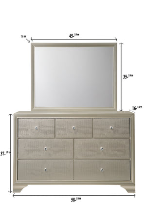 ALISA 4PC BEDROOM SET - QUEEN SIZE