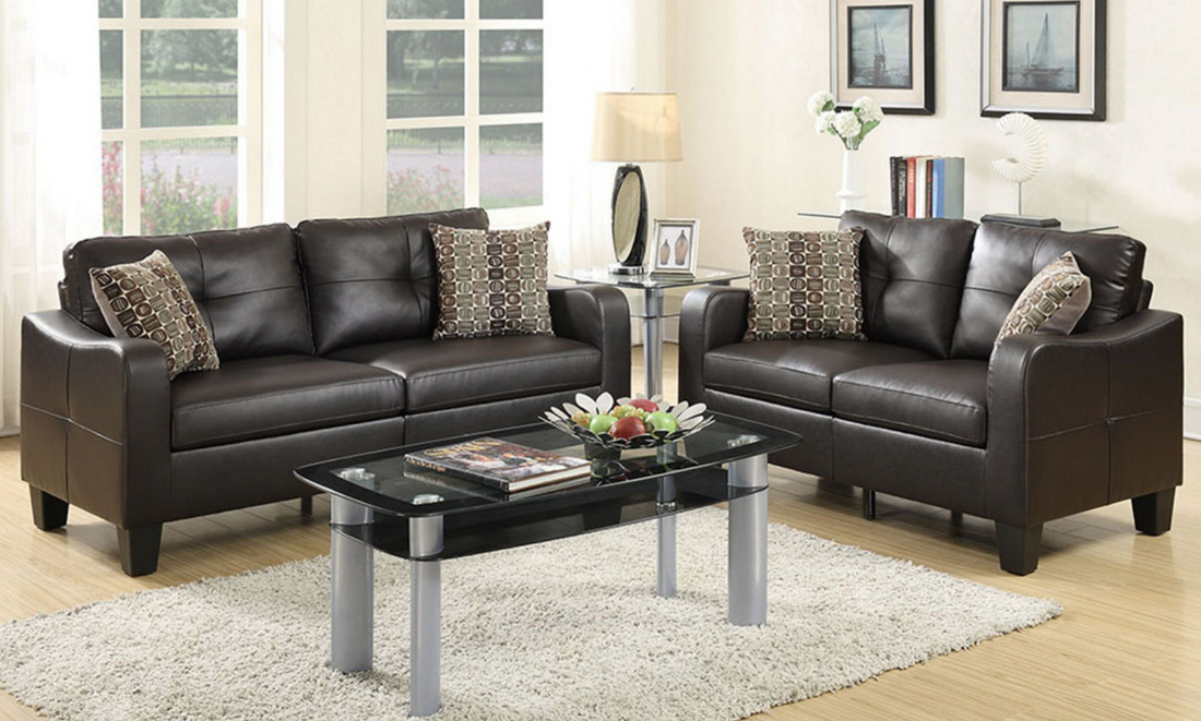 2 pc Living Room Set by Poundex